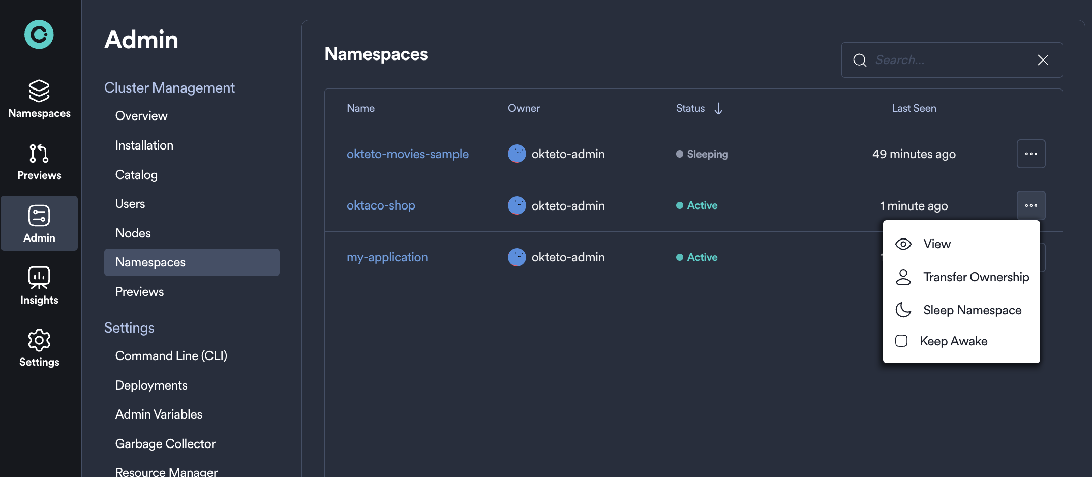 wake a sleeping resource