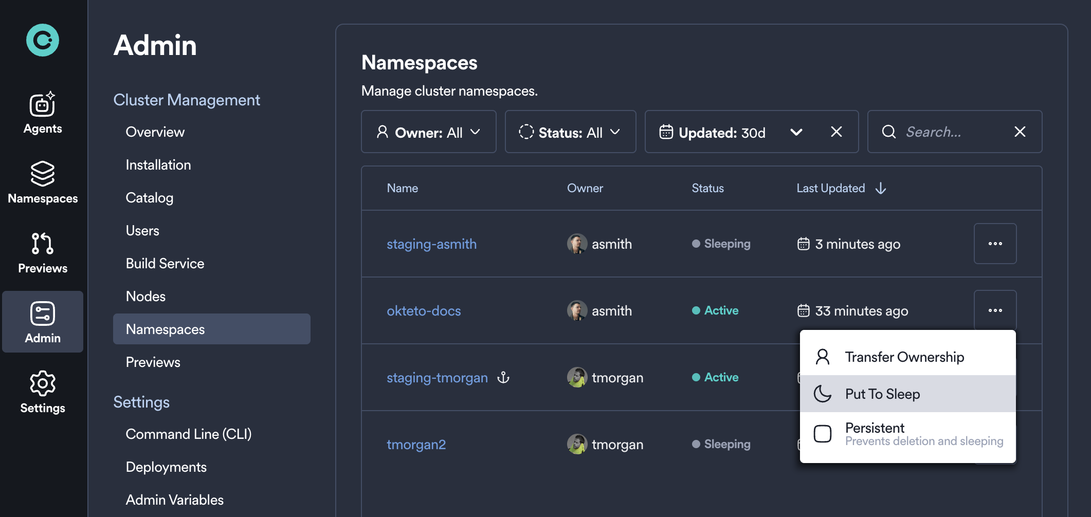 wake a sleeping resource